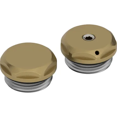 Спускной клапан с заглушкой Сунержа d 25 мм (G 1/2" НР) Золотой шёлк32-1201-0000