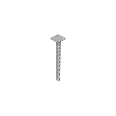 Стойка потолочная сварная для средних нагрузок OSTEC 50x50x2000 мм, толщ. 2,5 мм, гальван. цинк СПС5-2000-2,5-ЭЦ