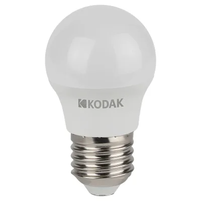 Лампа светодиодная Kodak E27 3000К 7 Вт 630 Лм 170-265 В шар P45 матовая