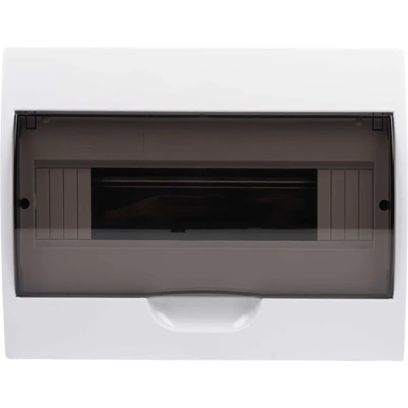 Щит распределительный бокс модульный навесной Jazzway PDB/W 1012 белый с прозрачной крышкой 12 модулей (ЩРН-П-12) IP41, 5071674