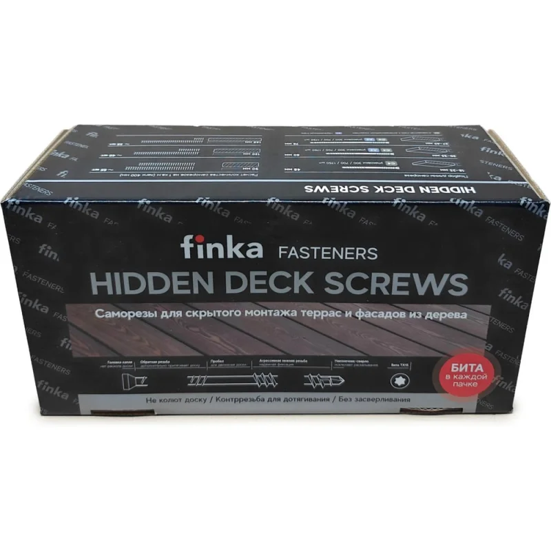 Саморезы Finka Hidden Deck Screws A2 60 mm (1750 шт) 601750A2