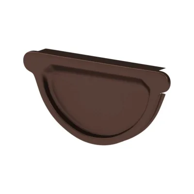 Заглушка желоба skyddsystem 125 мм RAL 8017 2 шт в упак СС02188017