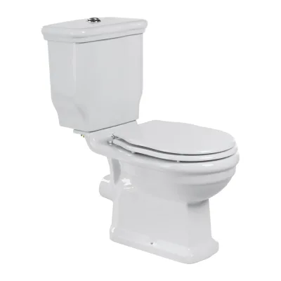 Унитаз-компакт безободковый с быстросъемным сидением с миколифтом BelBagno BOHEME BB115CPR/BB115SC