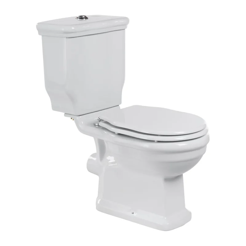 Унитаз-компакт безободковый с быстросъемным сидением с миколифтом BelBagno BOHEME BB115CPR/BB115SC