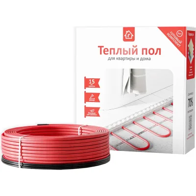 Кабельный тёплый пол AlfaOpt AlfaCable 20-300-15 (2 м²) AC20-300-15