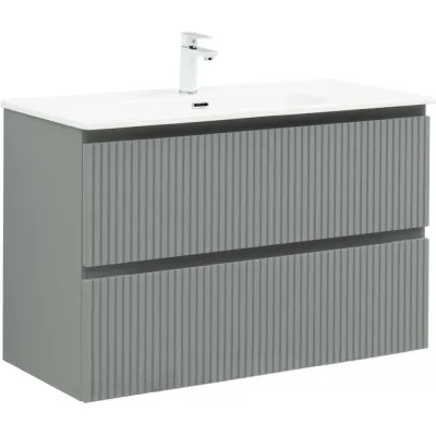 Тумба под умывальник Aquanet Джейн 120 Flat, мисти грин 00369187
