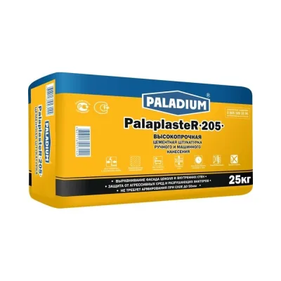 Цементная штукатурка PALADIUM PalaplasteR-205 25 кг 82198793