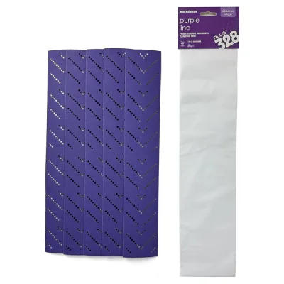 Набор шлифовальных полос SANDWOX Purple CERAMIC 5 шт, P240 70X400 мм MultiHole, 328P.70.40.240.5.LC