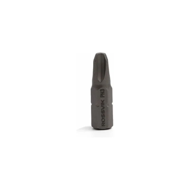 Бита крестовая ROSSVIK PH3, 25 мм, 1/4, сплав S2 (20шт в коробке) 6325PH3
