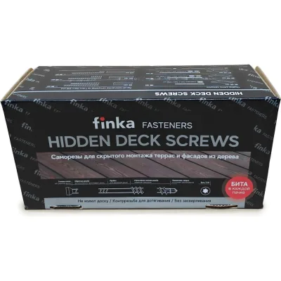 Саморезы Finka Hidden Deck Screws C4 60 mm (1750 шт) 601750C4