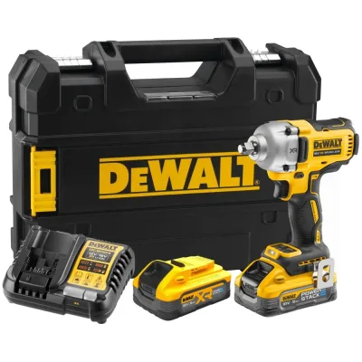 Аккумуляторный гайковерт Dewalt (DCF891H2T, 18 В, 1084 Нм, 3250 уд/мин, с 2 АКБ 5 Ач и ЗУ, в кейсе TSTAK) DCF891H2T-QW