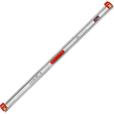 Линейка разметочная vertextools PROFI 120 см, ручка ABS, скользящие блоки с колбами 3046-19