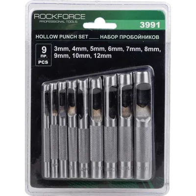 Набор пробойников Rockforce 9пр RF-3991(57709)