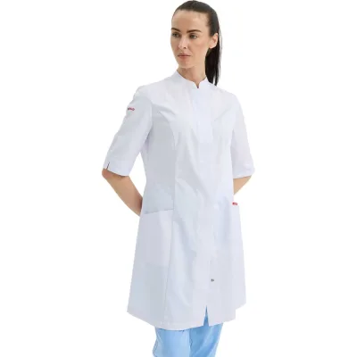 Халат женский TRUD RS72620, белый, 4XL (54-56) 4610410914468 01.216156/4XL