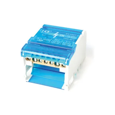 Шины на DIN-рейку в корпусе HLT (кросс-модуль) 3L+PEN 4x7 081-06-04