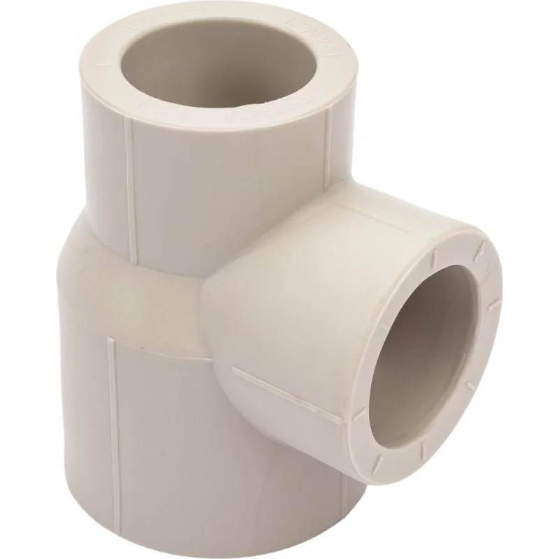 Переходной тройник VRT 32х25х25 EVER plast, серый, Россия 538395