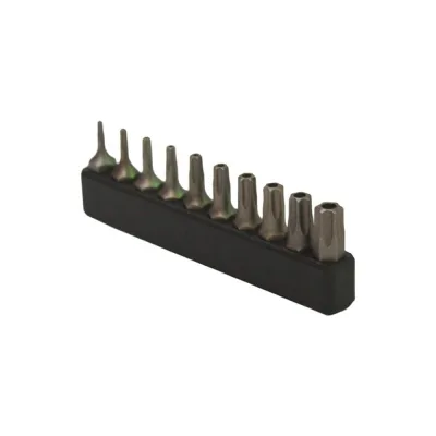 Набор битов TORX с отверстием AIST (T6H-T40H) 1/4 10 предметов 10106010ТT 00-00021008