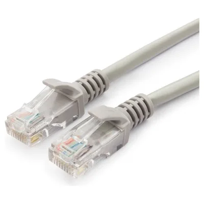 Литой многожильный патч-корд Гарнизон CCA light UTP категория 5e, 5м, (серый), PC-UTP-5e-5
