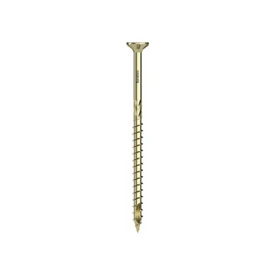 Шуруп конструкционный Tulstor PT SK, желтая оцинковка, TX30; 6,0 x 140 mm упак 100 шт 903027