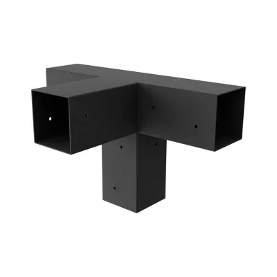 Крепеж коннектор для беседки PALITRA TECHNOLOGY из бруса TETRA графит 52981-5