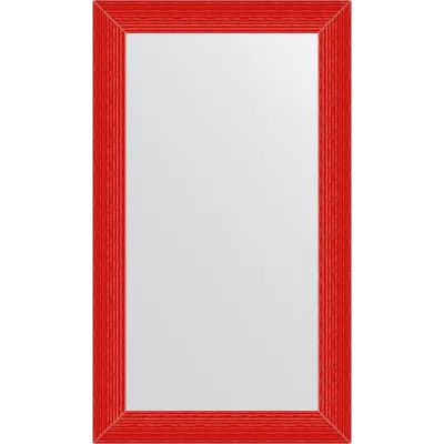 Зеркало EVOFORM в багетной раме - красная волна 89 mm (70x120 cm) 3906