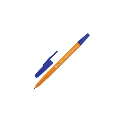 Шариковая ручка BRAUBERG ORANGE Line синяя, комплект 50 штук, линия письма 0.5 мм 880004