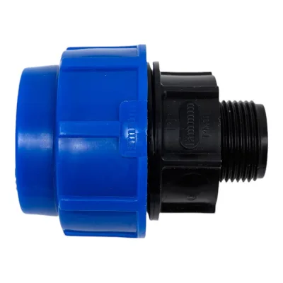 Компрессионная муфта для ПЭ труб LAMMIN нр 32x3/4" Lm34003032020