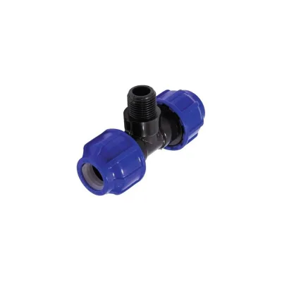 Тройник ПНД с наружной резьбой ПоливНаДаче 32x1x32 PND-TR-32-1HP