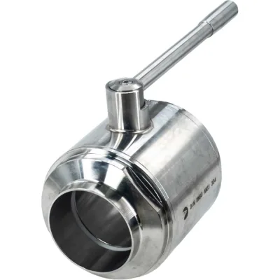 Кран шаровый приварной DIN11851 NEWKEY нержавеющий, AISI304, DN80 (85 мм), CF8, PN8 NK-BEDIN11851_80/4