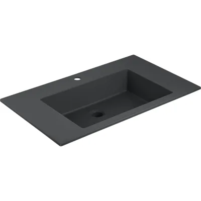 Раковина из кварца Vincea цвет черный, VCB-13800B