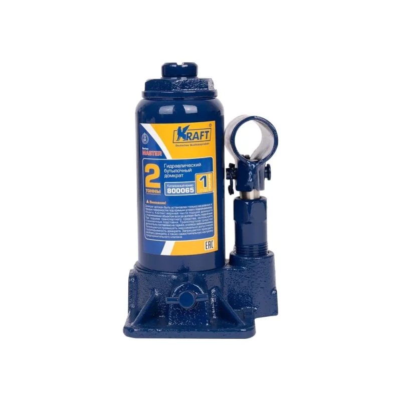 Бутылочный домкрат KRAFT 2т в кейсе Master KT 800065