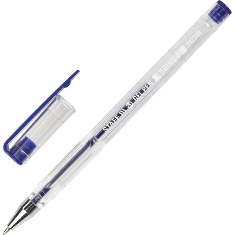Гелевая ручка Staff basic gp-789, синяя, комплект 50 штук, линия письма 0,35 мм 880415