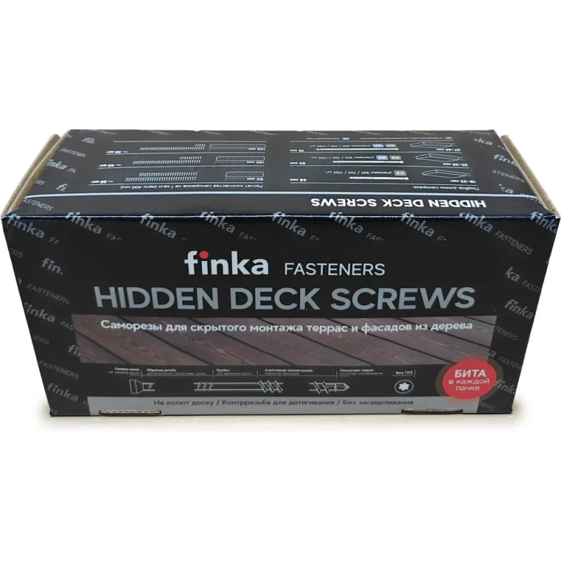 Саморезы Finka Hidden Deck Screws A2 75 mm (1750 шт) 751750A2HS