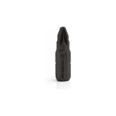 Бита ROSSVIK Pozidrive PZ2, 25 мм, 1/4, сплав S2 (20шт в коробке) 6325PZ2