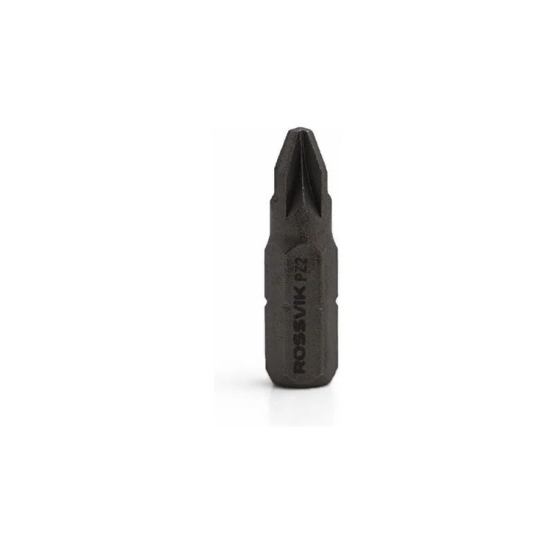 Бита ROSSVIK Pozidrive PZ2, 25 мм, 1/4, сплав S2 (20шт в коробке) 6325PZ2