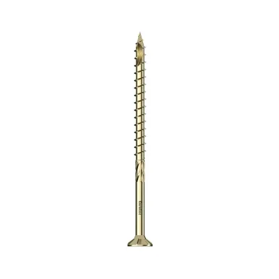 Шуруп конструкционный Tulstor PT TK желтая оцинковка; TX40; 8,0 x 140 mm упак 50 шт G903467