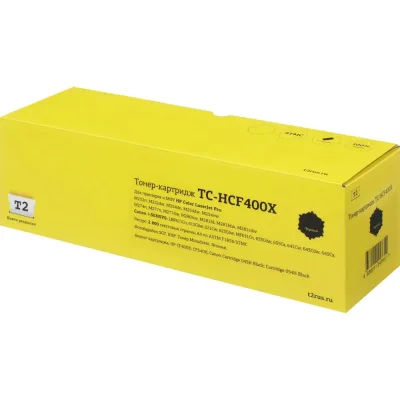 Картридж T2 для HP CLJ Pro M252/M254/M277/M280/Canon i-SENSYS LBP613/623/631/MF633/643/655 (3200 стр.) черный, с чипом TC-HCF400X/CF540X
