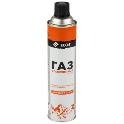 Газ в баллоне Ecos для портативных приборов GC-350 (резьбовой EPI-GAS, 350 г, Корея) 140544
