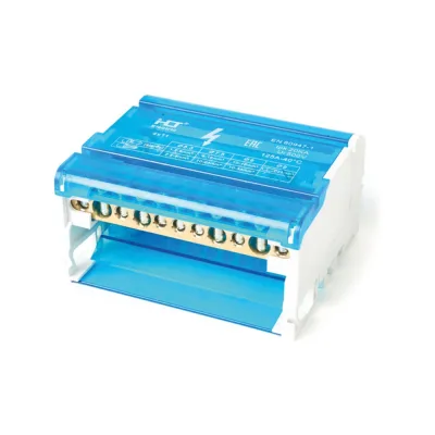 Шины на DIN-рейку HLT в корпусе (кросс-модуль) 3L+PEN 4x11 081-06-05