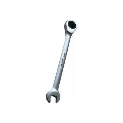 Комбинированный ключ vertextools трещоточный 19мм матовый, 00016-19