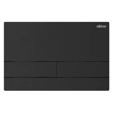 Кнопка смыва ABBER AC0128MB черная матовая