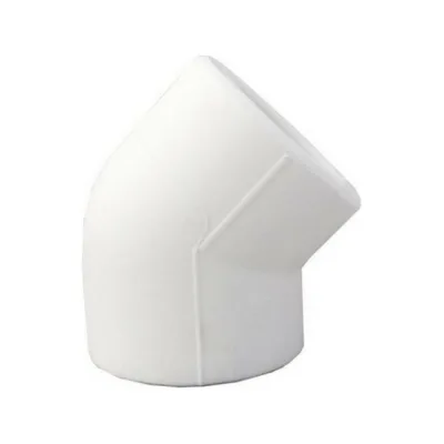 Угольник MeerPlast PP-RC белый Дн20 Ру25 45гр под пайку D200-00962