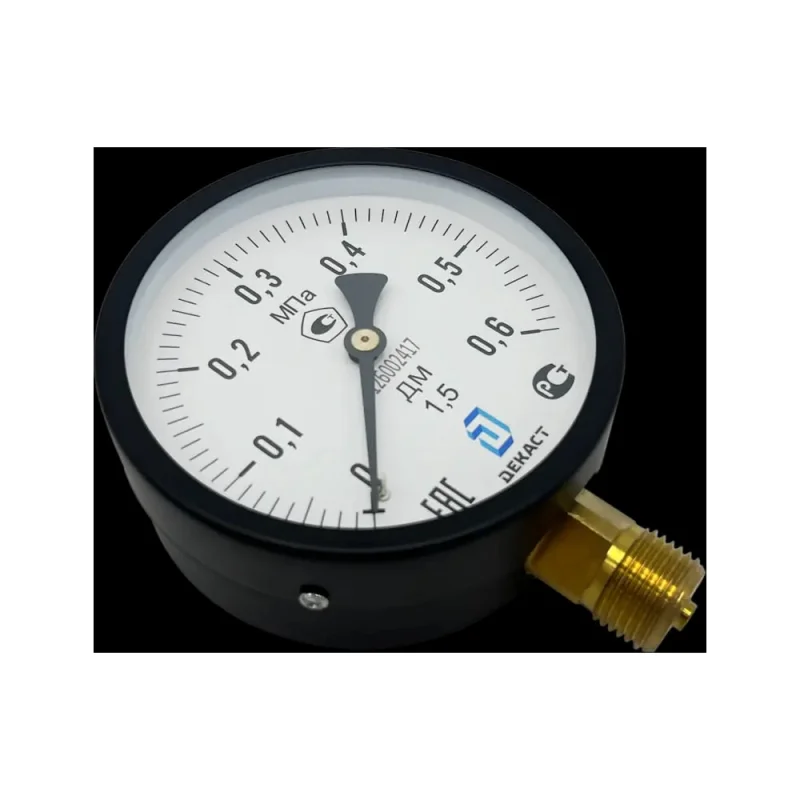 Манометр ДЕКАСТ ДМ 0-1.0 МПа-Р-М20x1.5-1/0 33-100-0006