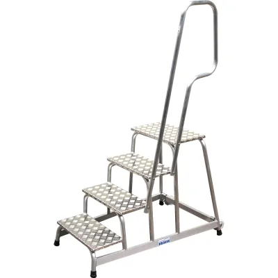 Мобильная алюминиевая монтажная подставка 4 ступени Krause STABILO 805096