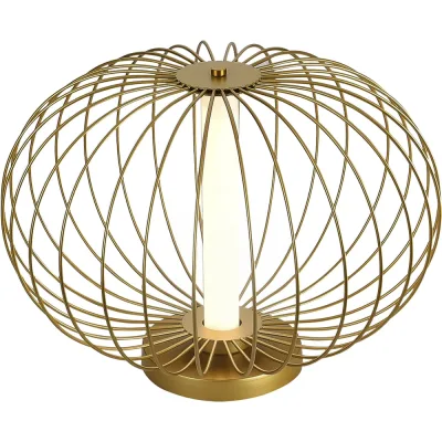 Прикроватная лампа ST luce золотистый/золотистый LED 1х10W 3000K SL6124.204.01
