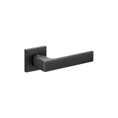 Ручка дверная BUSSARE FORTE A-59-40 BLACK (Черный) тонкая розетка 940002024289
