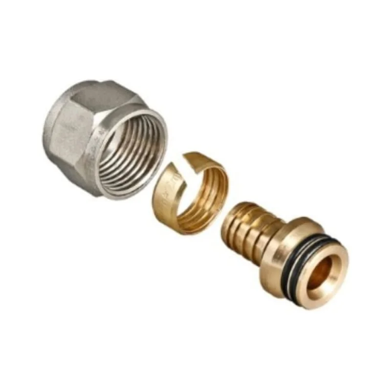 Фитинг коллекторный СаМат Плюс конус/обжим, для PEX трубы 16x1/2" К SanT-1311