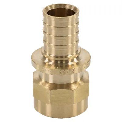 Муфта аксиальная Millennium 16×2,2 мм – 3/4" с внутренней резьбой для труб из сшитого полиэтилена PEX-A / PEX-B — латунный фитинг для систем водоснабжения и отопления MSPF1634
