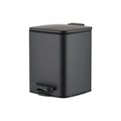 Ведро для мусора Homium Bin, с педалью, цвет черный HS-PBSR010bl5