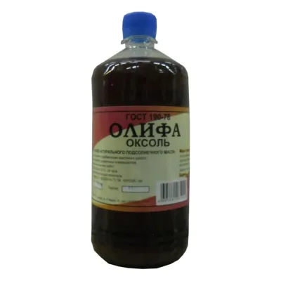 Олифа Электрум оксоль ПВ ГОСТ 190-78, фасовка 1 л 00000000127